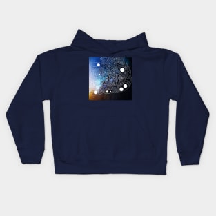 guardian of the galaxy in alien maya ship ecopop pattern Kids Hoodie